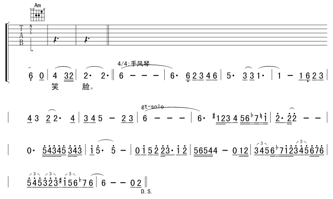 关于理想的课堂作文吉他谱